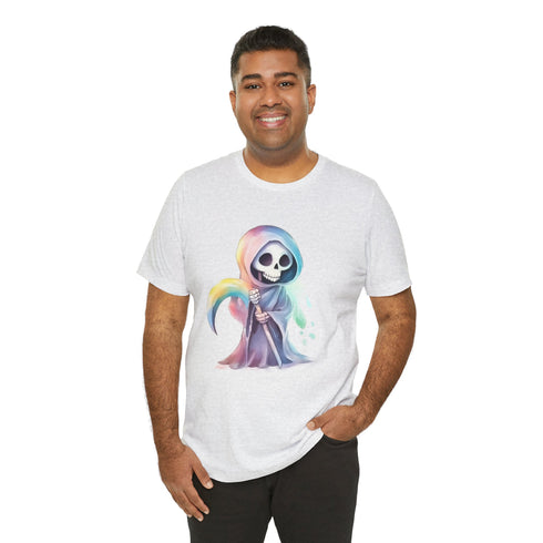 Cute Colorful Reaper - Short Sleeve Tee